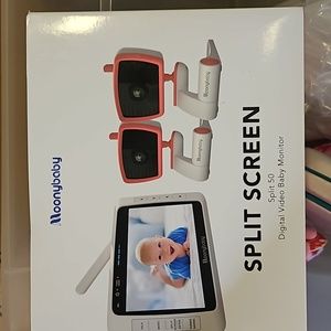 Moonybaby Split Screen Video Baby Monitor
